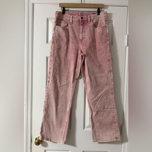 Faherty Men's Jeans Size 31 Pink Organic Cotton 5-Pocket Denim